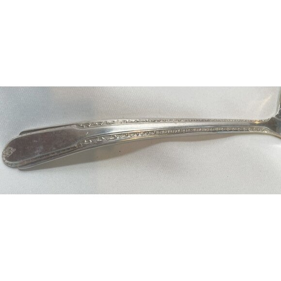 Vintage CVR1 by Cavalier Silverplate Gravy Ladle Spoon 6 1/4 Inch Long - Picture 2 of 8